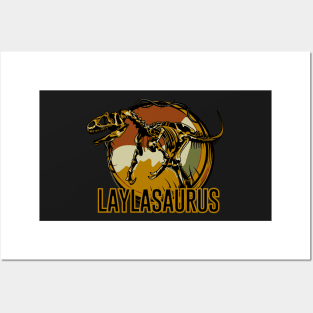 Laylasaurus Layla Dinosaur T-Rex Posters and Art